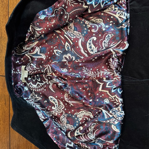 Lucky Brand Black Blazer with Blue Floral Design - Picture 4 of 9